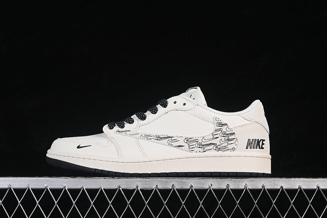 Jordan AIR Jordan 1 LOW WHITE/BLACK/WHITE · HH7518-091, photo 1