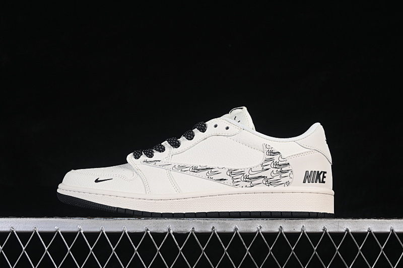 Jordan AIR Jordan 1 LOW WHITE/BLACK/WHITE · HH7518-091, photo 1