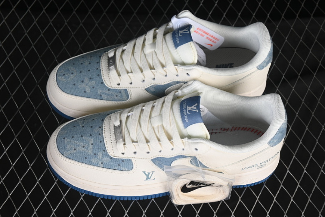 Nike [XD2588-606]-[AIR FORCE 1 07 LOW CASUAL SNEAKERS NAVY BLUE/WHITE]-[WOMAN:36-39]-[MAN:40-45] - Image 10