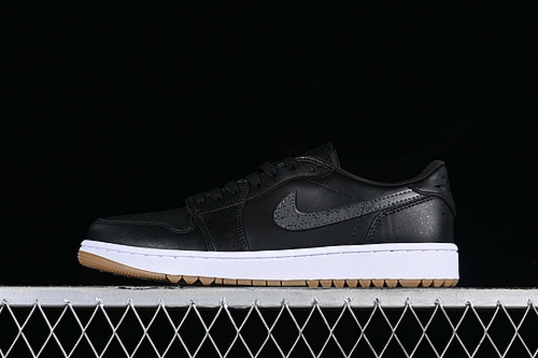 Jordan [DD9315-005]-[AIR JORDAN 1 LOW GOLF SNAKE PATTERN BLACK/ANTHRACITE/GUM MEDIUM BROWN/WHITE], photo 1