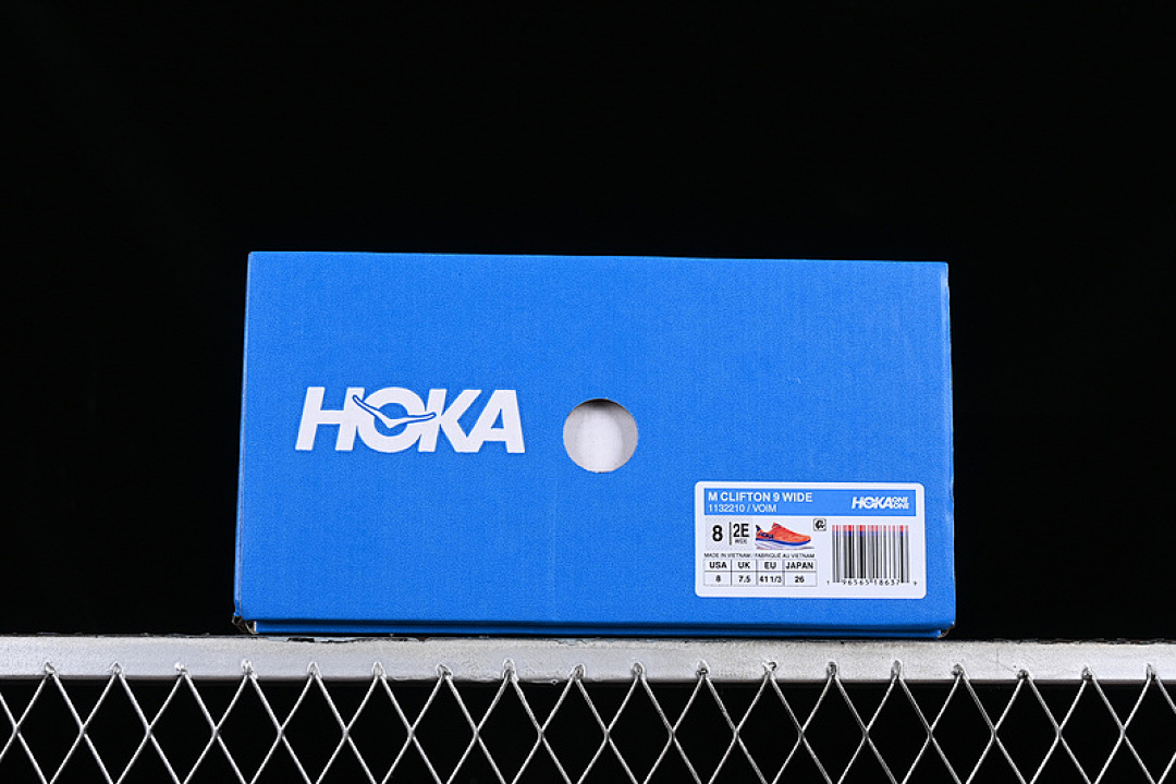 On Running [1132210 VOIM]-[HOKA CLIFTON 9 WIDE WHITE/BLUE/ORANGE]-[MAN:39-45] - Image 12