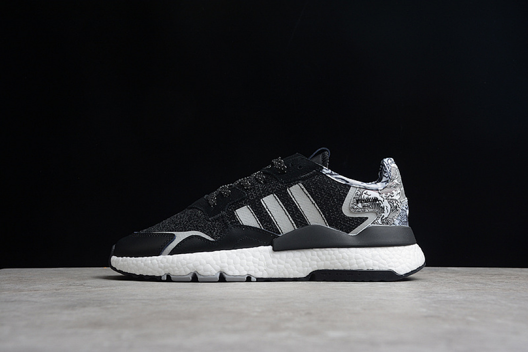 NITE JOGGER SHOES CORE BLACK/GREY-WHITE · FW6693, photo 1