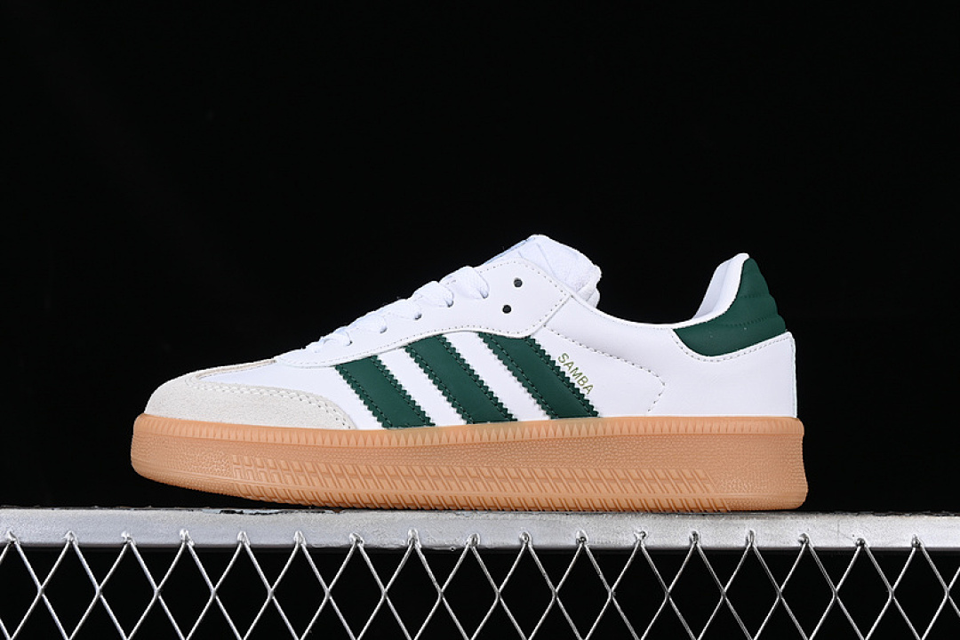 Adidas [IE1373]-[SAMBA XLG WHITE/GREEN/BROWN]-[WOMAN:36-39]-[MAN:40-45] - Image 2