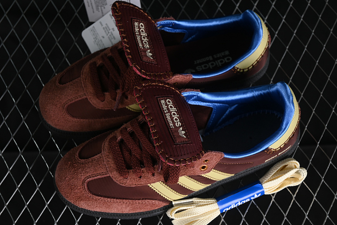 Adidas [IE0579]-[WALES BONNER SAMBA NYLON FOX BROWN/SANDY BEIGE/LUCKY BLUE]-[WOMAN:35-39]-[MAN:40-44] - Image 11