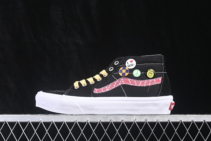 SK8 MID TOP CASUAL SKATE SHOES BLACK/INKINESS · VN000EGY619, photo 1