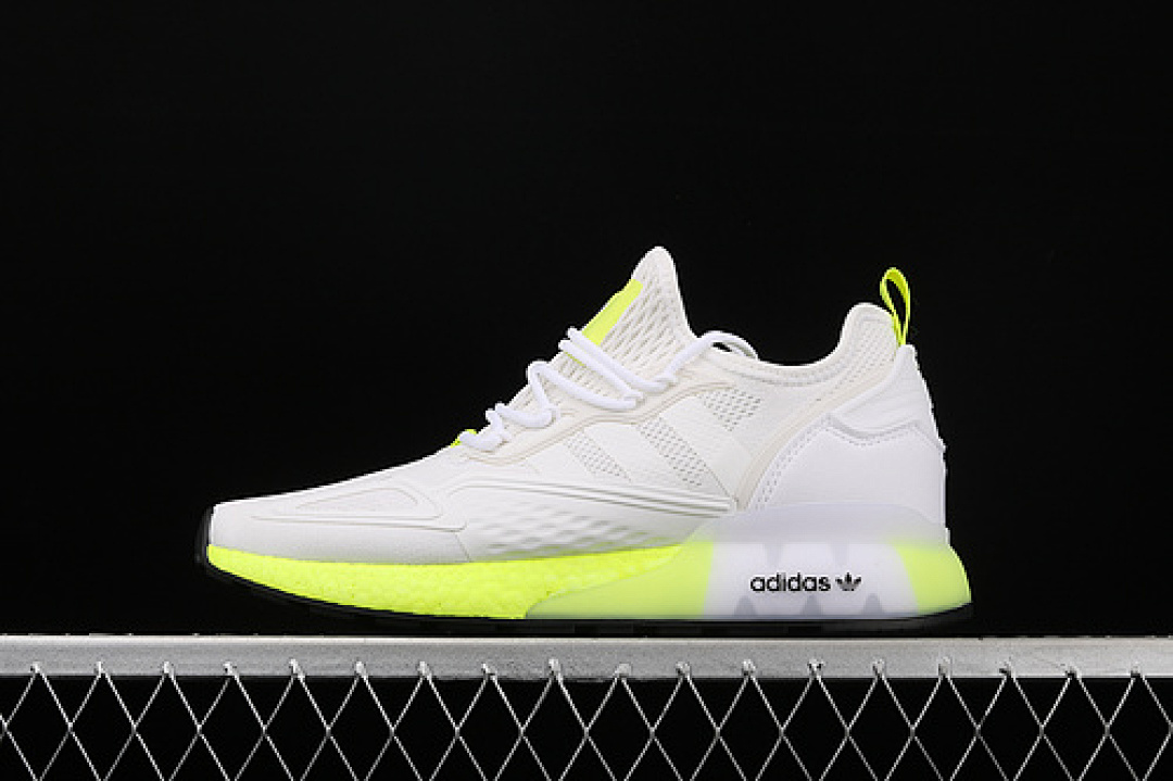 Unbranded [FW0480]-[ZG ZX 2K BOOST SHOES CLOUD WHITE/LIGHT YELLOW]-[MAN:39-45], photo 1