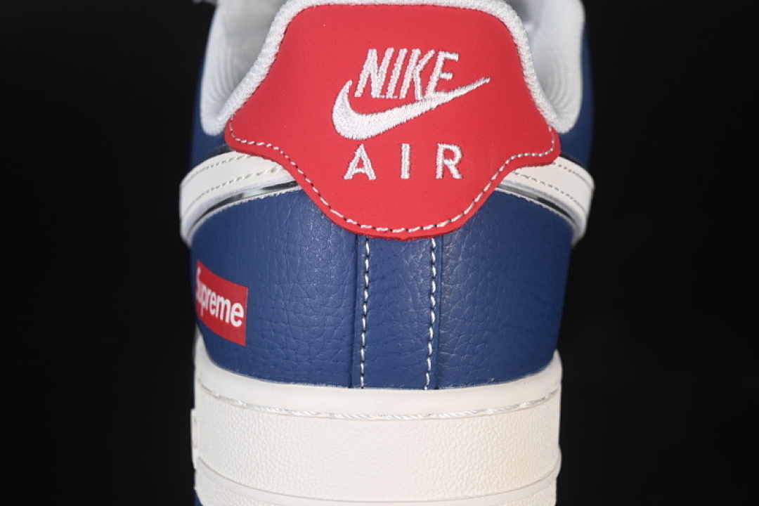 Nike [XD2588-602]-[AIR FORCE 1 07 LOW SUPERME NAVY BLUE/WHITE/RED]-[WOMAN:36-39]-[MAN:40-45] - Image 6
