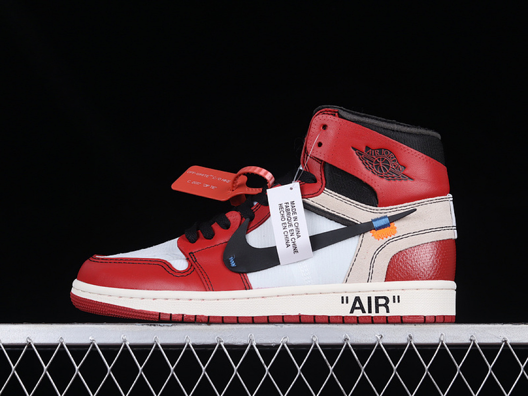 Off-White OW X AIR Jordan 1 RETRO HIGH OG CHICAGO WHITE/BLACK-VARSITY RED · AA3834-101, photo 1