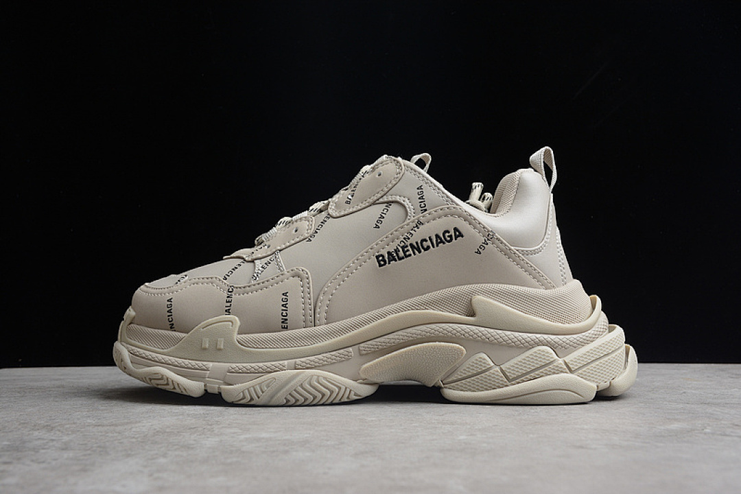 Balenciaga TRIPLE S SNEAKERS KHAKI GREY/KHAKI GREY/BLACK · 536737-W23D1-6530, photo 1