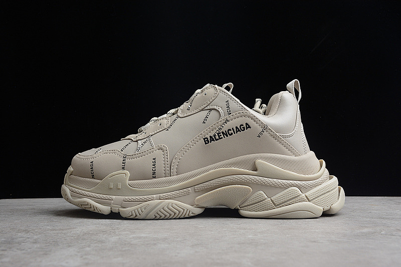 Balenciaga TRIPLE S SNEAKERS KHAKI GREY/KHAKI GREY/BLACK · 536737-W23D1-6530, photo 1