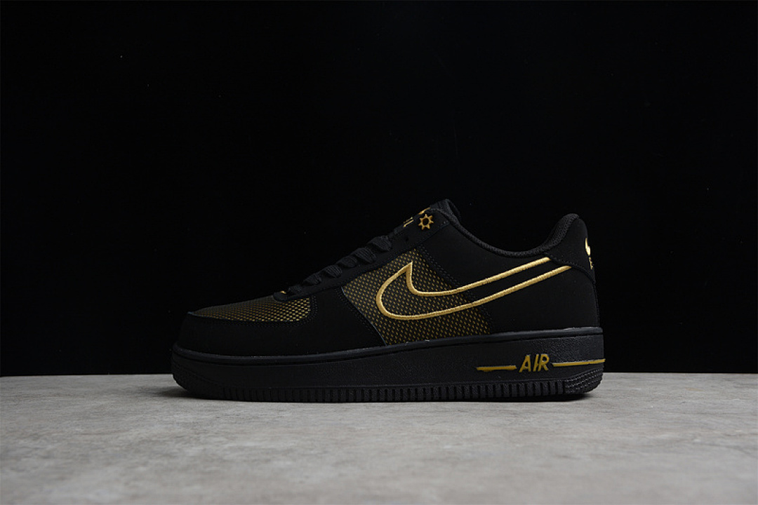 Nike [DM8077-001]-[AIR FORCE 1 LOW LEGENDARY BLACK/METALLIC GOLD]-[WOMAN:36-39]-[MAN:40-45], photo 1