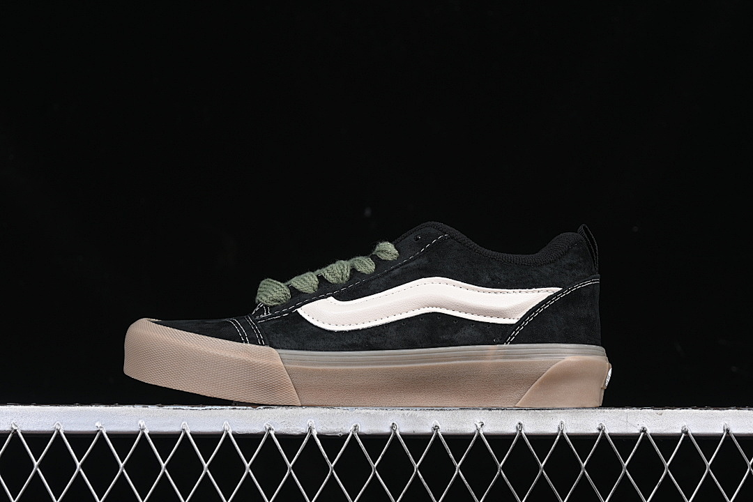 Unbranded [VN0009QCB9M]-[RETRO CASUAL VULCANIZED BREAD SHOES BLACK/WHITE/BROWN]-[WOMAN:35-39]-[MAN:40-44], photo 1
