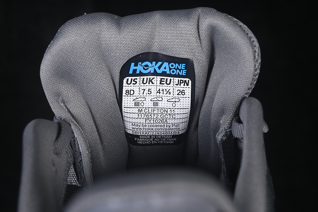 On Running [1176572 GCTC]-[ONE CLIFTON 11 BREATHABLE SHOES DARK GRAY/GREY]-[WOMAN:36-39]-[MAN:40-45] - Image 5