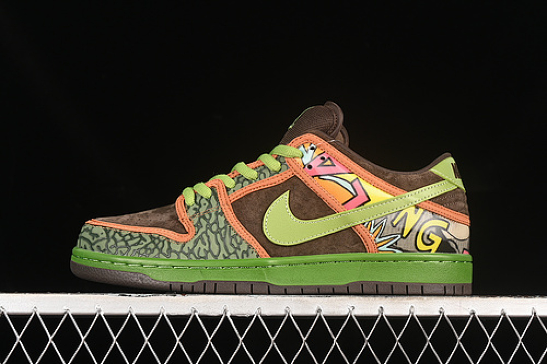 Unbranded [789841-332]-[SB DUNK LOW DE LA SOUL SAFARI/ALTITUDE GREEN-BRQ BRWN]-[MAN:40-47.5], photo 1