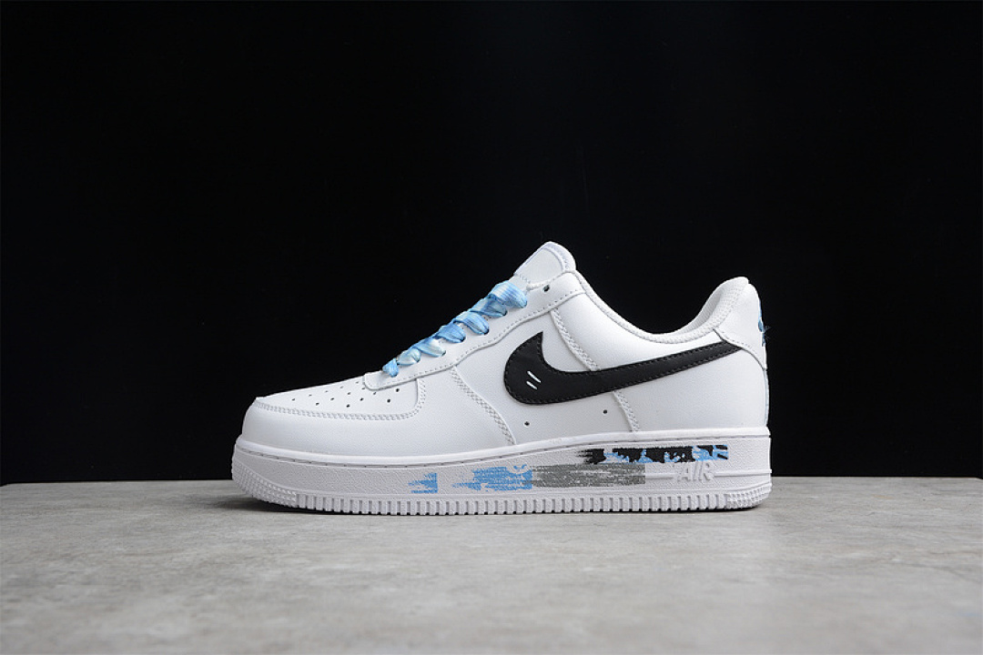 Nike Nike TAKASHI MURAKAMI X AIR FORCE 1 LOW 07 WHITE/SKY BLUE/BLACK · DH2920-111, photo 1