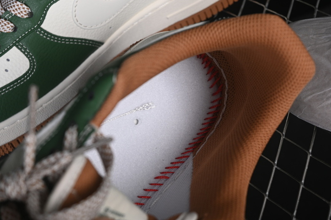 Nike [JP8028-006]-[AIR FORCE 1 07 LOW UN WHITE/BROWN/GREEN/GREY]-[WOMAN:36-39]-[MAN:40-45] - Image 7