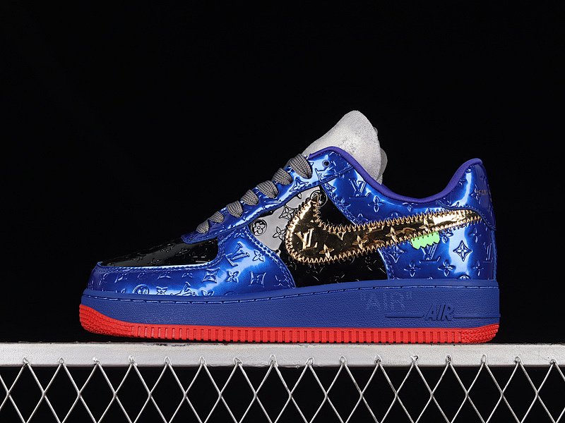 Nike Nike AIR FORCE 1 LOW 07 X L*V DARK BLUE/BLACK/GOLD-RED · MS0232, photo 1