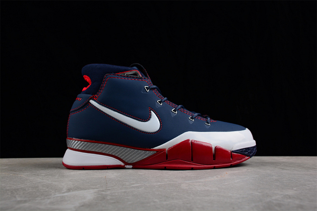 Nike [AQ2728-400]-[ZOOM KOBE 1 PROTRO USA MIDNIGHT NAVY/WHITE-VARSITY RED]-[MAN:40-46] - Image 15