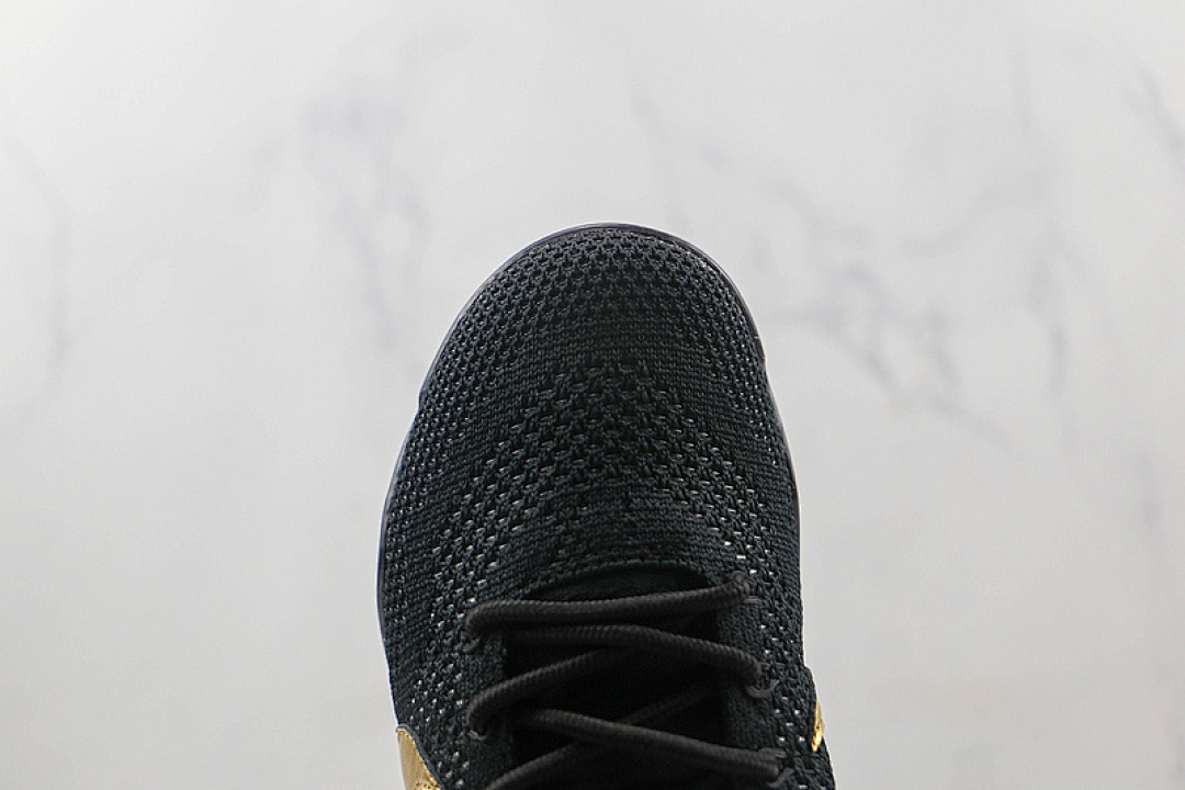 Nike [869495-001]-[KOBE 11 ELITE LOW PALE HORSE LR BLACK/BLACK/METALLIC GOLD]-[MAN:40-46] - Image 6