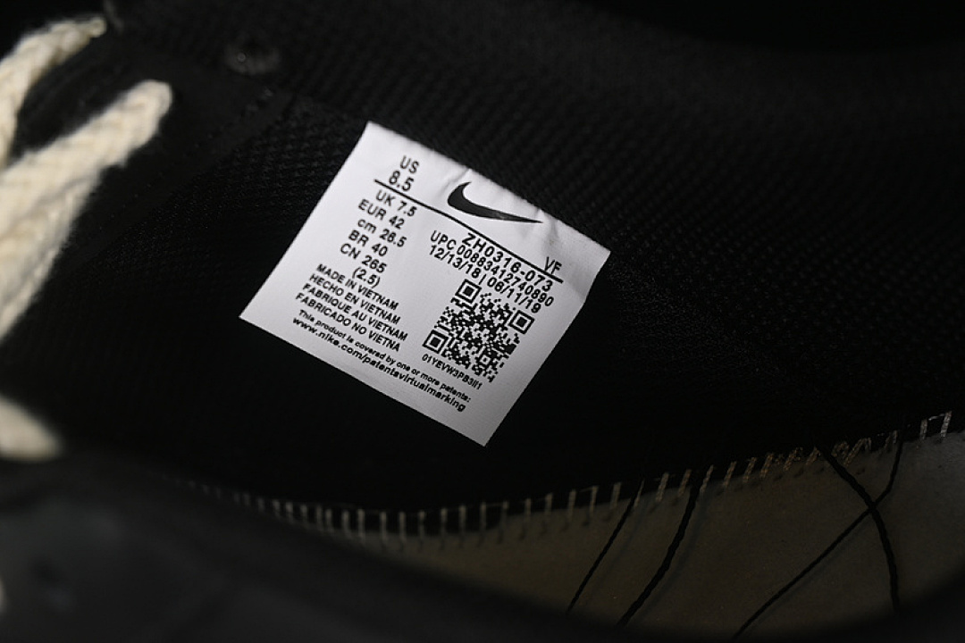 Nike [ZH0316-073]-[AIR FORCE 1 07 LOW BLACK/WHITE]-[WOMAN:36-39]-[MAN:40-45] - Image 6