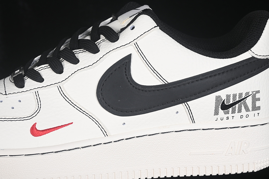 Nike [MM3399-826]-[AIR FORCE 1 07 LOW CASUAL SNEAKERS WHITE/BLACK/WHITE]-[WOMAN:36-39]-[MAN:40-45] - Image 8