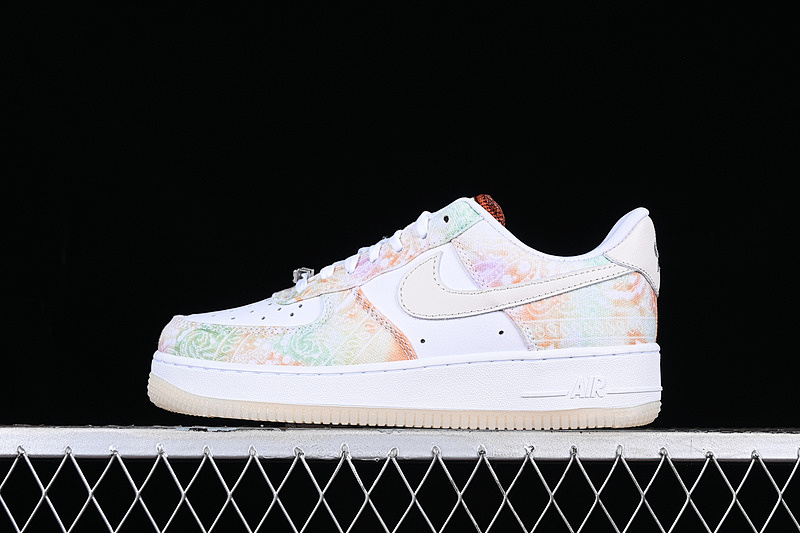 Nike Nike AIR FORCE 1 07 LOW TIE DYE WHITE/OFF WHITE · FJ7739-101, photo 1
