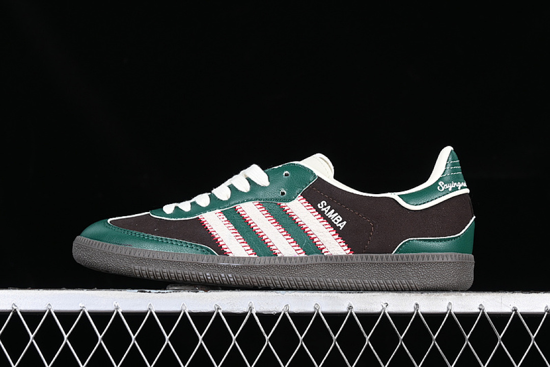 Adidas [ID6022]-[WALES BONNER SAMBA NOTITLE GREEN/BROWN]-[WOMAN:36-39]-[MAN:40-45] - Image 2
