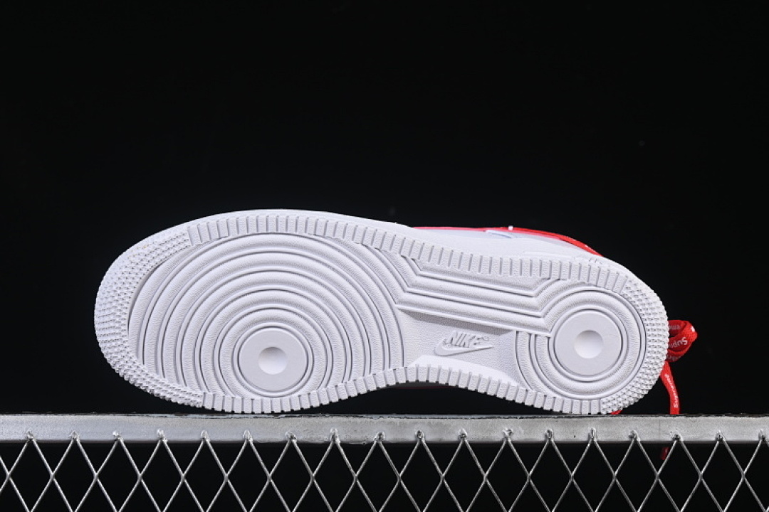 Nike [UP9225-101]-[AIR FORCE 1 07 LOW CASUAL SNEAKERS WHITE/RED]-[WOMAN:36-39]-[MAN:40-45] - Image 14