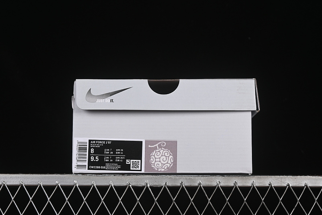 Nike [CW2288-016]-[AIR FORCE 1 07 LOW NICA BLACK/WHITE]-[WOMAN:36-39]-[MAN:40-45] - Image 12
