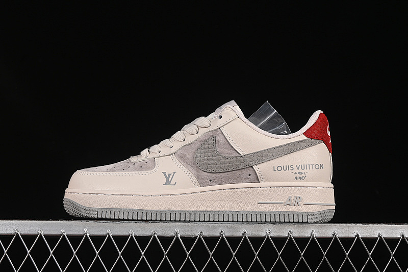 Nike Nike AIR FORCE 1 07 LOW LV RED/GREY · XX3168-130, photo 1