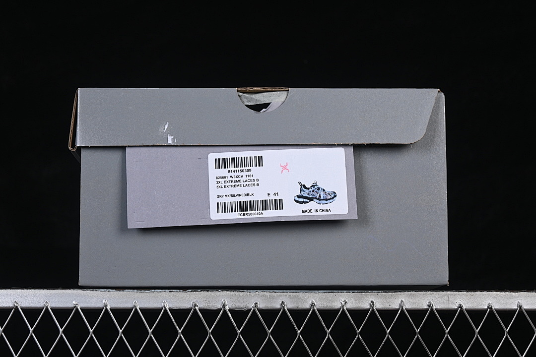 Balenciaga [W3XCH1161]-[EXTREME LACES FASHIONABLE RUNNING SHOES WHITE/GREY/RED]-[WOMAN:35-39]-[MAN:40-46] - Image 13