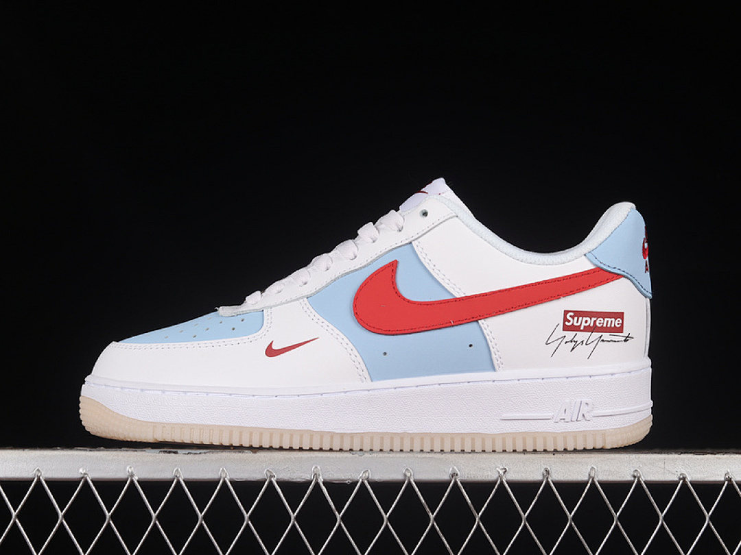 Nike [BS9055-826]-[AIR FORCE 1 07 LOW WHITE/RED/BLUE]-[WOMAN:36-39]-[MAN:40-45], photo 1