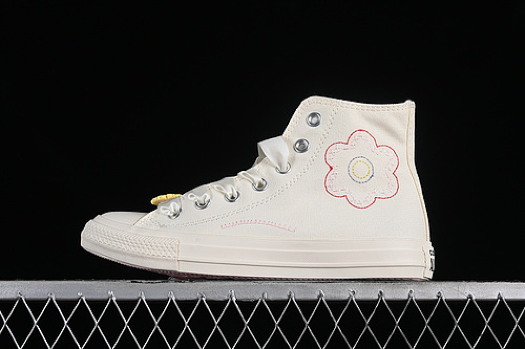 Converse [A05195C]-[CONVERSE CHUCK TAYLOR ALL STAR HIGH EGRET/SUNRISE PINK/BLACK]-[WOMAN:35-40], photo 1