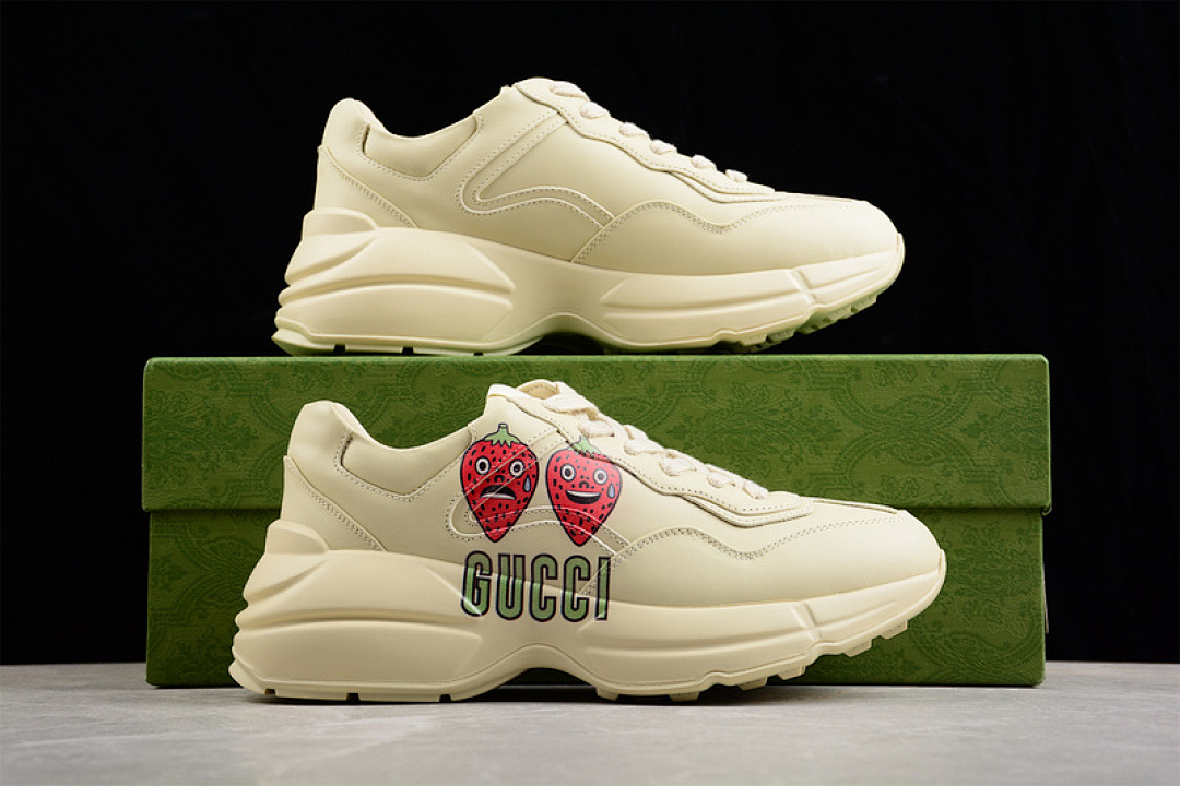 On Running [GU*CCI RHYTON VINTAGE DADSHOES OFF WHITE/BLACK/RED]-[WOMAN:35-39] - Image 16