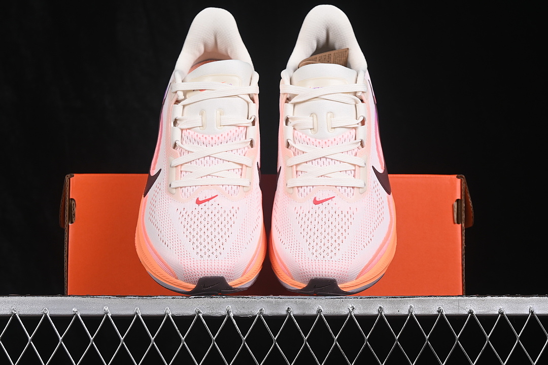 Nike [IB1881-113]-[AIR ZOOM PEGASUS 42 CHALK/ORANGE PULSE/VIOLET/TATTOO]-[WOMAN:36-39]-[MAN:40-42] - Image 13