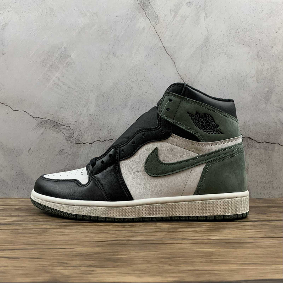 Jordan [555088-135]-[AIR JORDAN 1 RETRO HIGH CLAY GREEN SUMMIT WHITE/CLAY GREEN-BLACK]-[MAN:40-47.5], photo 1