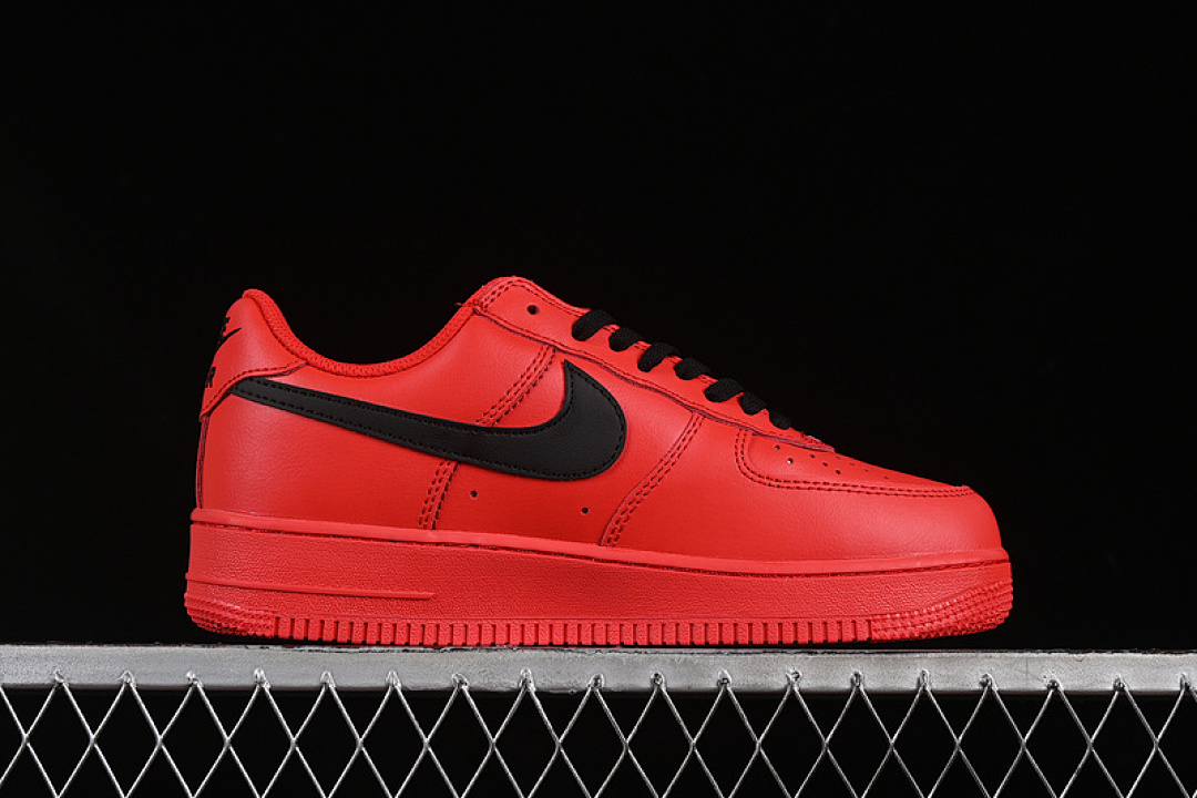 Nike [FD7039-600]-[AIR FORCE 1 07 LOW UNIVERSITY RED/BLACK]-[WOMAN:36-39]-[MAN:40-45] - Image 16