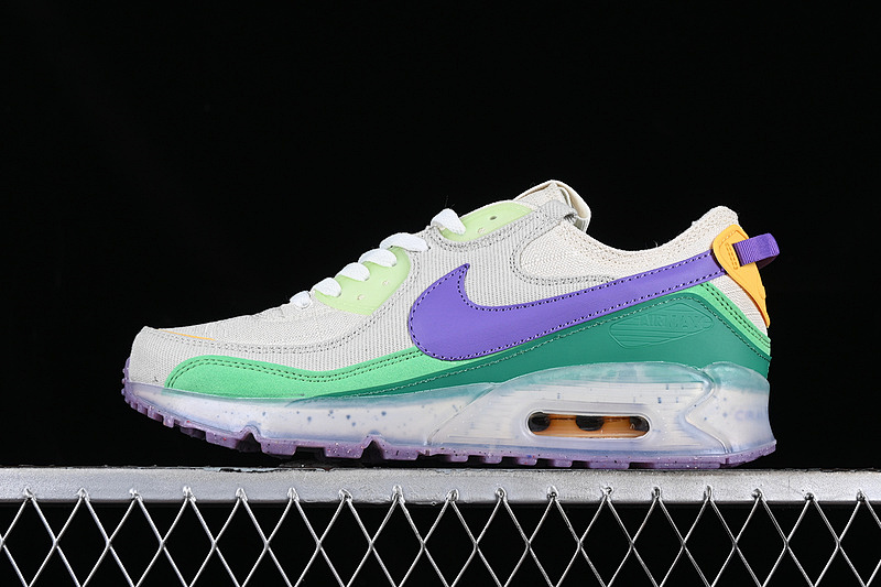 Purple Nike AIR MAX 90 TERRASCAPE GREY/YELLOW/PURPLE/GREEN · DV7413-001, photo 1