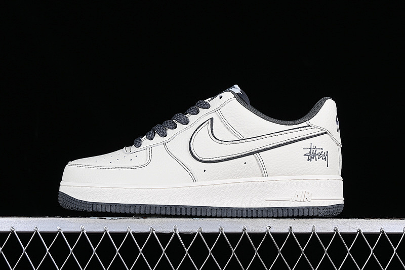 Nike Nike STUSSY X AIR FORCE 1 LOW BEIGE/BLACK/WHITE · UN1635-111, photo 1