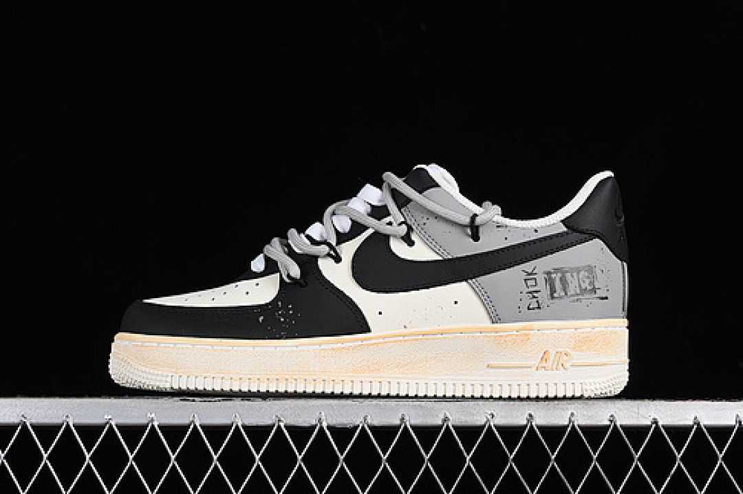 Nike [ZH0316-015]-[AIR FORCE 1 07 LOW WHITE/GREY/BLACK]-[WOMAN:36-39]-[MAN:40-45], photo 1
