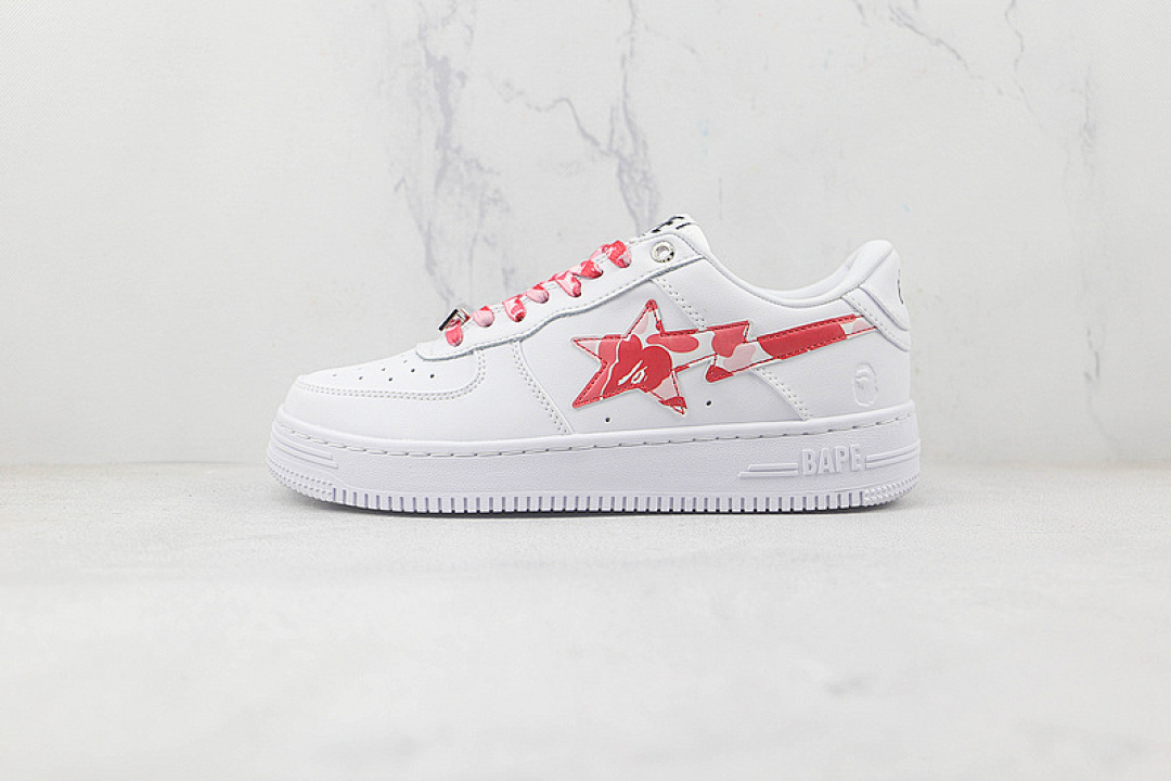Bape [HUMAN MADE BAPE STA SK8 TO NIGO WHITE/WHITE/RED]-[WOMAN:36-39]-[MAN:40-45], photo 1