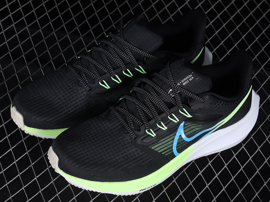 Nike [DO7435-900]-[AIR ZOOM PEGASUS 39 BLACK/WHITE/GREEN]-[MAN:39-45] - Image 10