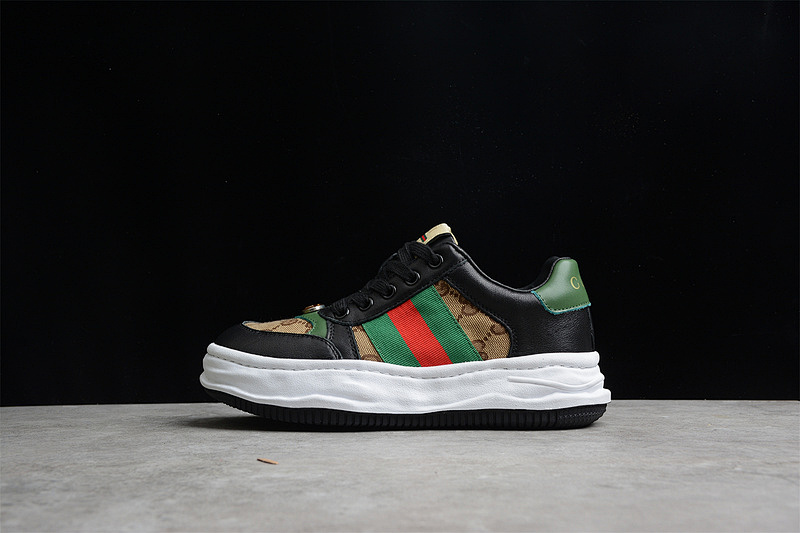 Gucci Gucci SNEAKERS BLACK/BROWN/GREEN-RED · 431941-02JPO-9065, photo 1