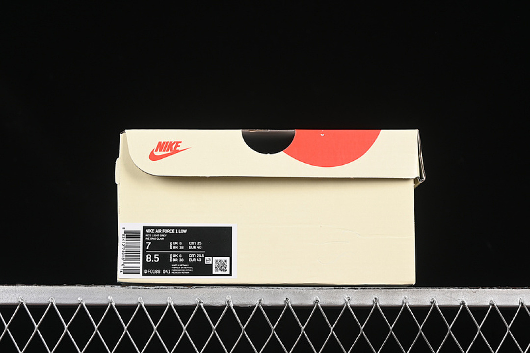 Nike [DF0188-041]-[AIR FORCE 1 07 LOW WHITE/GREY]-[WOMAN:36-39]-[MAN:40-45] - Image 12