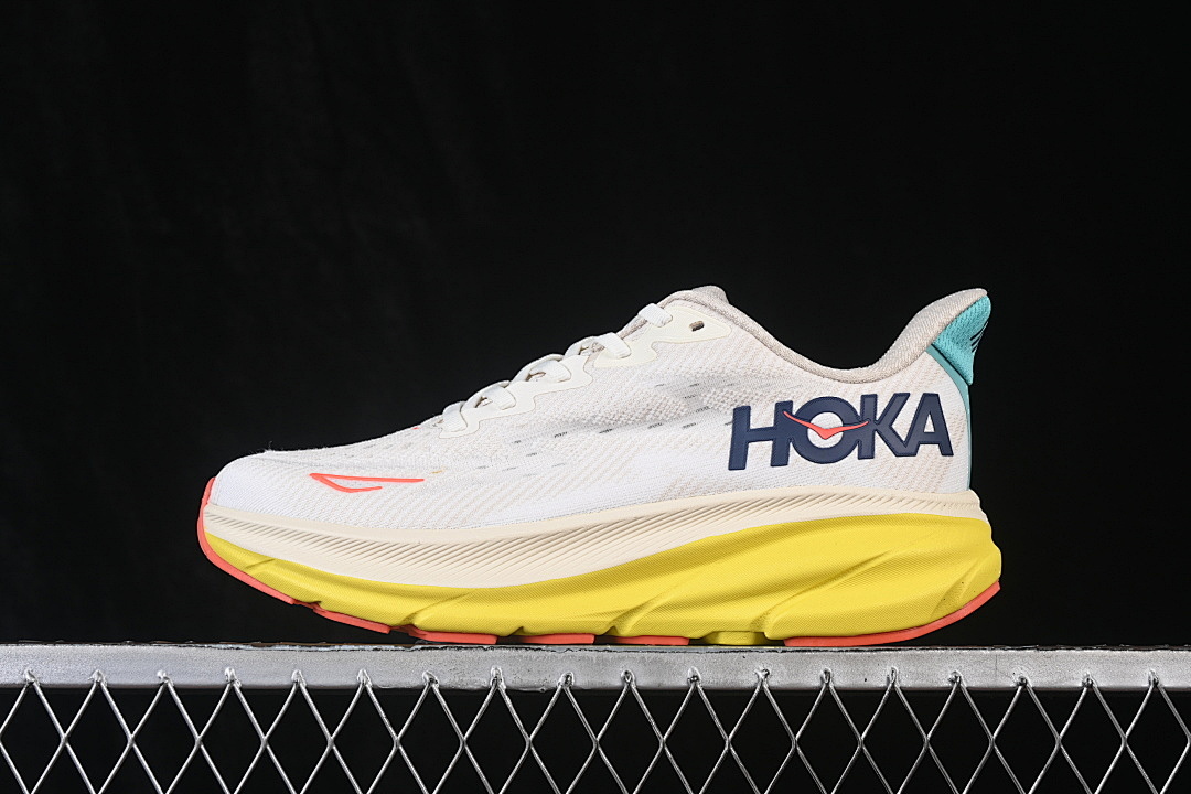On Running [1127895-EPFR]-[KNITTED MESH RUNNING SHOES WHITE/YELLOW/BLUE]-[WOMAN:36-39]-[MAN:40-45] - Image 2