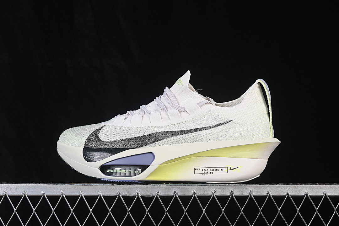Unbranded [FD8311-002]-[ZOOM VAPORFLY RUNNING SHOES WHITE/WHITE/GREEN]-[WOMAN:36-39]-[MAN:40-45], photo 1