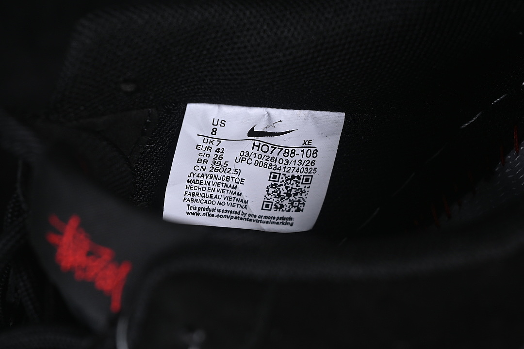 Nike [HO7788-106]-[AIR FORCE 1 07 LOW CASUAL SNEAKERS BLACK/INKINESS]-[WOMAN:36-39]-[MAN:40-45] - Image 5