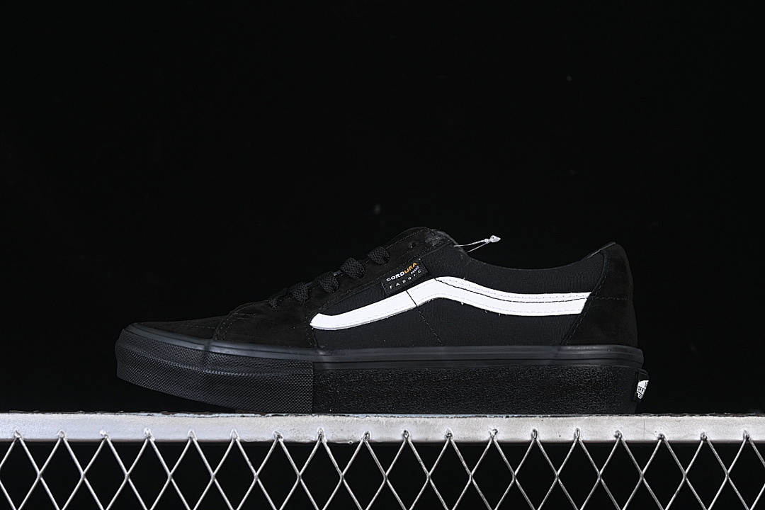 Unbranded [VN0A5KXDBLA]-[LOW TOP CASUAL SKATE SHOES BLACK/WHITE]-[WOMAN:35-39]-[MAN:40-44], photo 1