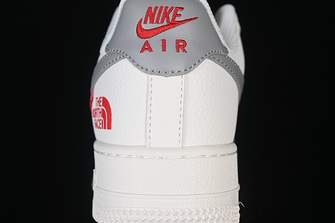 Nike [MM3399-802]-[AIR FORCE 1 07 LOW WHITE/GREY/RED]-[WOMAN:36-39]-[MAN:40-45] - Image 7