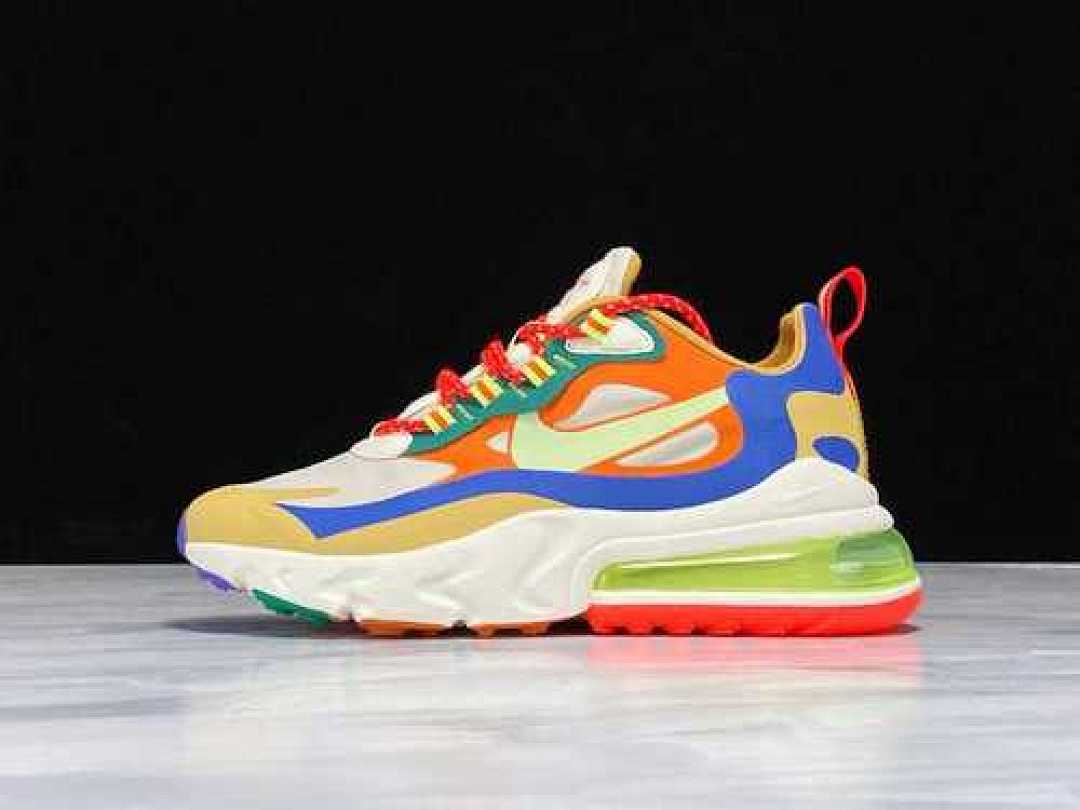 Nike AIR MAX 270 REACT ORANGE/MULTI-COLOR · CQ4805-071, photo 1
